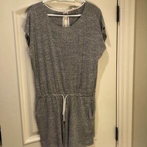 Aritizia Wilfred Free Grey Romper with Drawstring Size L